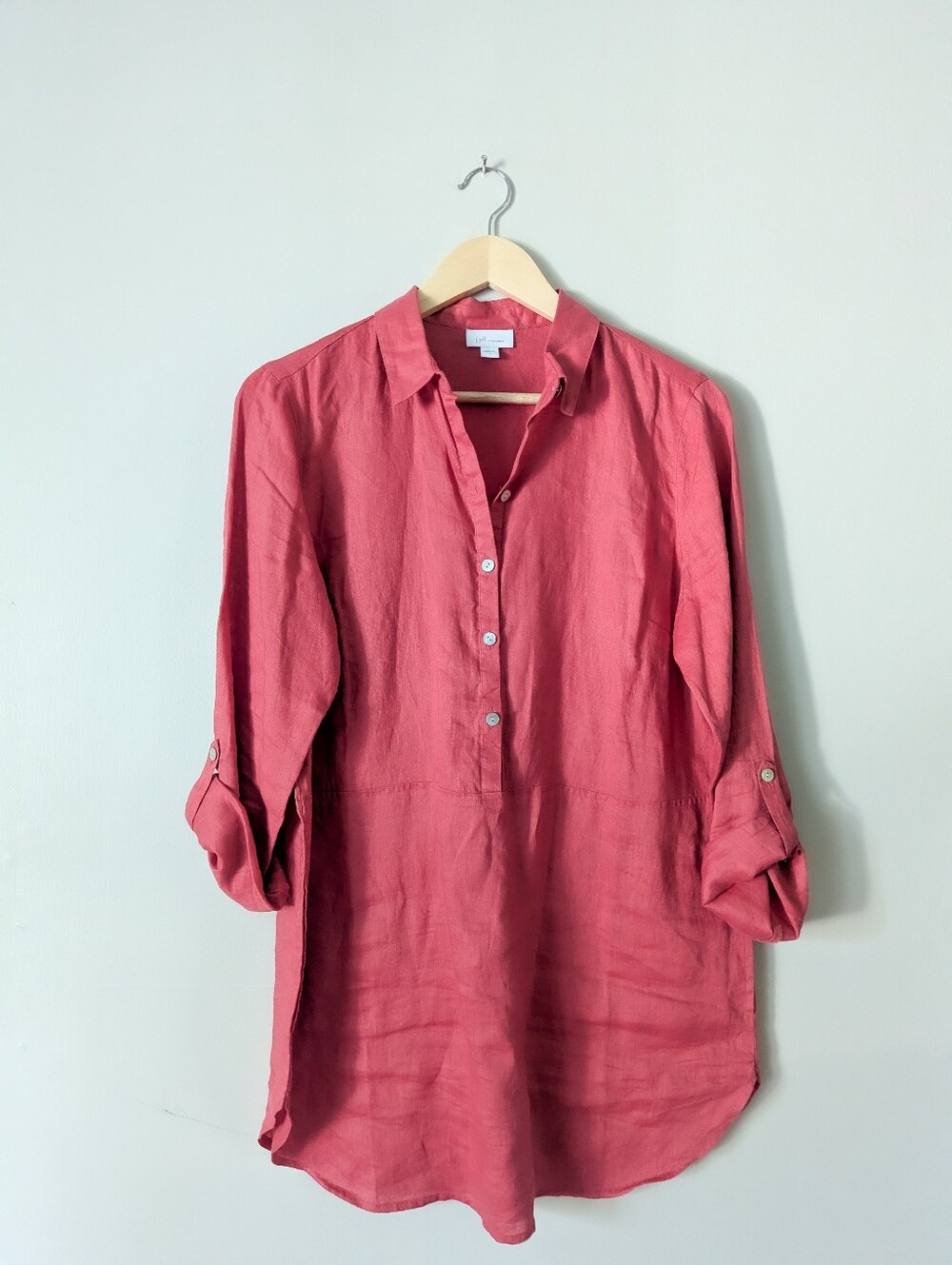 J Jill Oversized 100% Linen Top